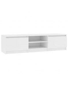 Mobile Porta TV Bianco 140x40x35,5 cm in Legno Multistrato 2