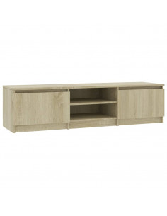 Mobile TV Rovere Sonoma 140x40x35,5 cm in Legno Multistrato 2