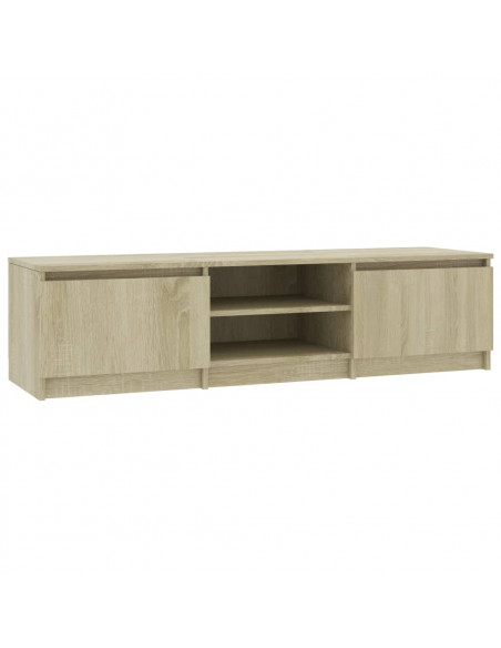 Mobile TV Rovere Sonoma 140x40x35,5 cm in Legno Multistrato