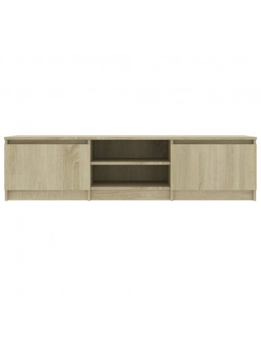 Mobile TV Rovere Sonoma 140x40x35,5 cm in Legno Multistrato