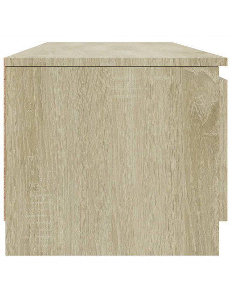 Mobile TV Rovere Sonoma 140x40x35,5 cm in Legno Multistrato