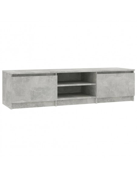 Mobile Porta TV Grigio Cemento 140x40x35,5 cm Legno Multistrato