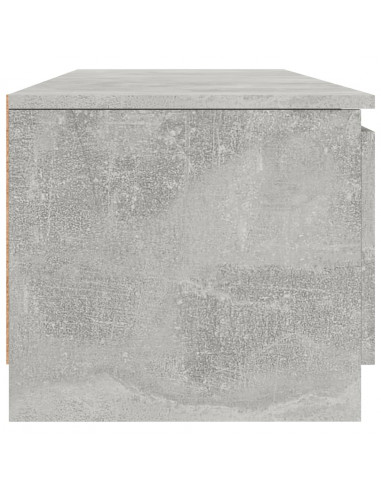 Mobile Porta TV Grigio Cemento 140x40x35,5 cm Legno Multistrato