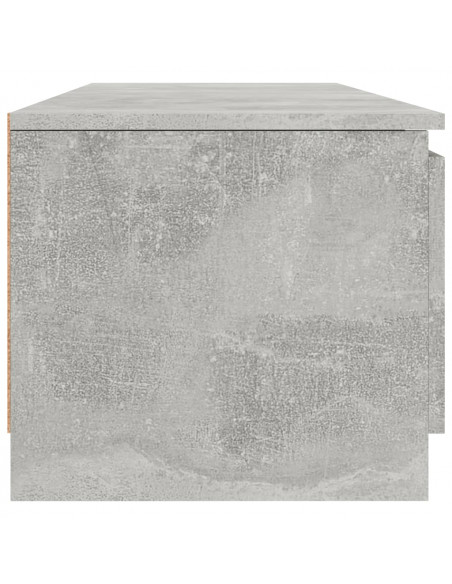 Mobile Porta TV Grigio Cemento 140x40x35,5 cm Legno Multistrato
