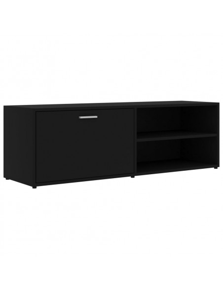 Mobile Porta TV Nero 120x34x37 cm in Legno Multistrato