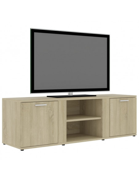 Mobile Porta TV Rovere Sonoma 120x34x37 cm in Legno Multistrato