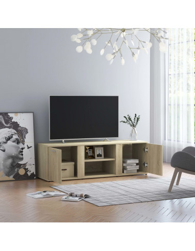 Mobile Porta TV Rovere Sonoma 120x34x37 cm in Legno Multistrato