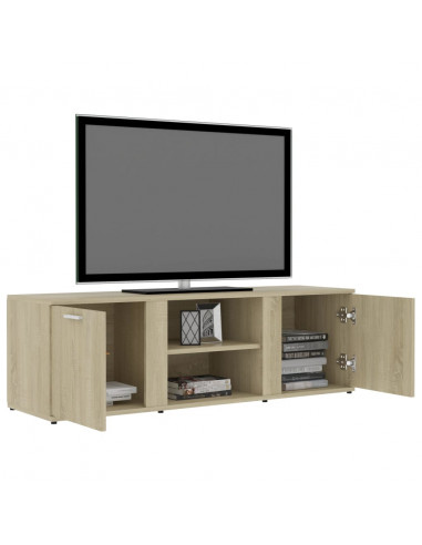 Mobile Porta TV Rovere Sonoma 120x34x37 cm in Legno Multistrato