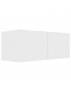 Mobile Porta TV Bianco 80x30x30 cm in Legno Multistrato 2