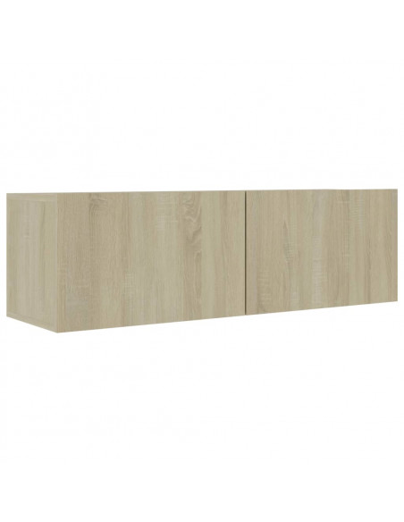 Mobile Porta TV Rovere Sonoma 100x30x30 cm in Legno Multistrato
