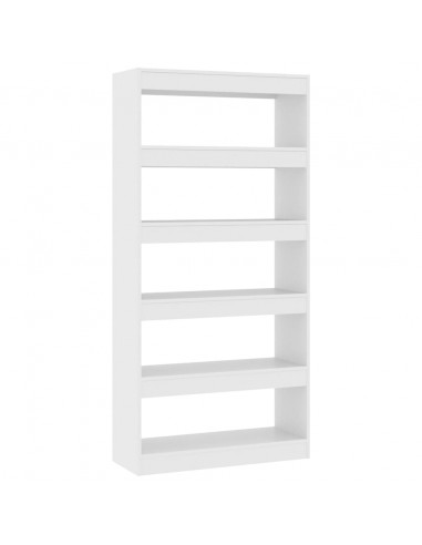 Libreria/Divisorio Bianco 80x30x166 cm in Truciolato