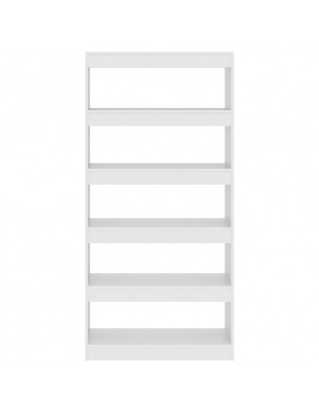 Libreria/Divisorio Bianco 80x30x166 cm in Truciolato