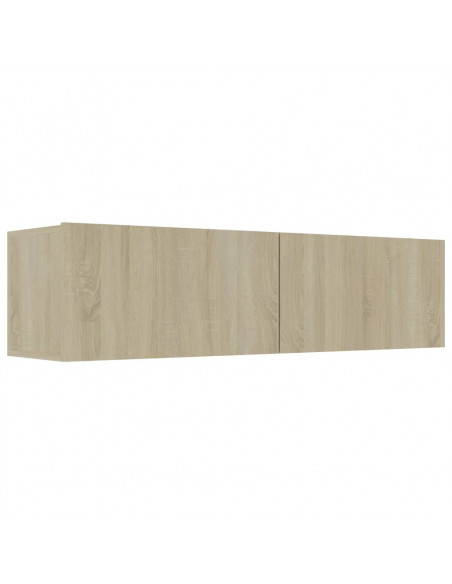 Mobile Porta TV Rovere Sonoma 120x30x30 cm in Legno Multistrato