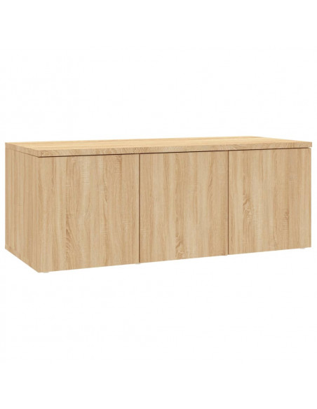 Mobile Porta TV Rovere Sonoma 80x34x30 cm Legno Multistrato