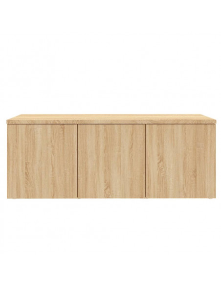 Mobile Porta TV Rovere Sonoma 80x34x30 cm Legno Multistrato