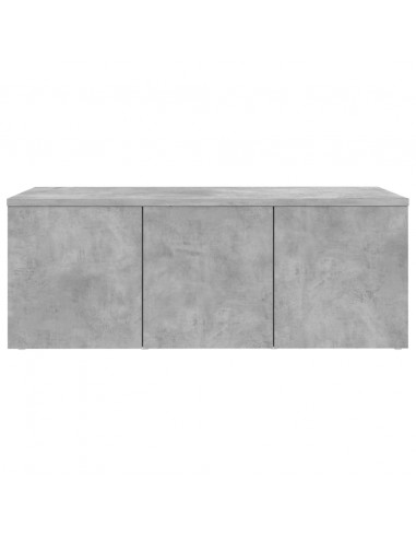 Mobile Porta TV Grigio Cemento 80x34x30 cm Legno Multistrato