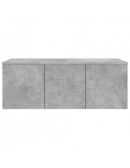 Mobile Porta TV Grigio Cemento 80x34x30 cm Legno Multistrato