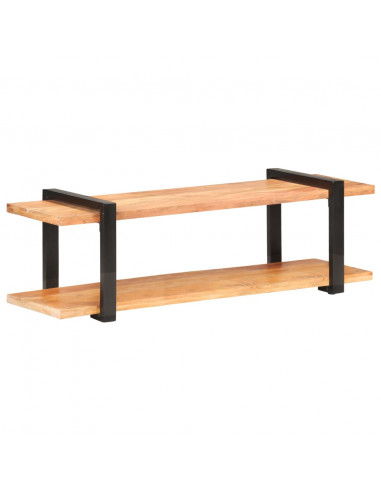 Mobile Porta TV 130x40x40 cm in Legno Massello di Acacia