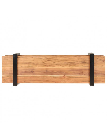 Mobile Porta TV 130x40x40 cm in Legno Massello di Acacia