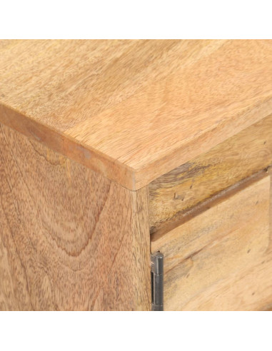 Mobile Porta TV 116x30x35 cm in Legno Massello di Mango