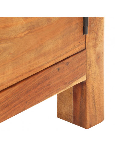 Mobile Porta TV 116x30x40 cm in Legno Massello di Acacia