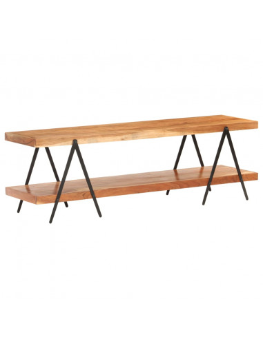 Mobile Porta TV 160x40x50 cm in Legno Massello di Acacia