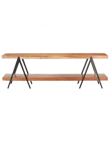 Mobile Porta TV 160x40x50 cm in Legno Massello di Acacia