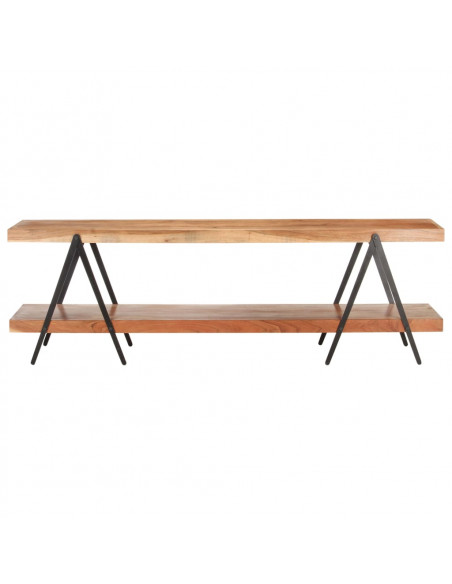 Mobile Porta TV 160x40x50 cm in Legno Massello di Acacia