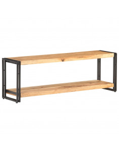 Mobile Porta TV 120x30x40 cm in Legno Massello di Acacia 2