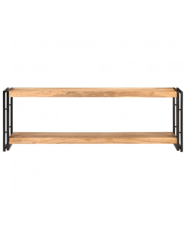 Mobile Porta TV 120x30x40 cm in Legno Massello di Acacia