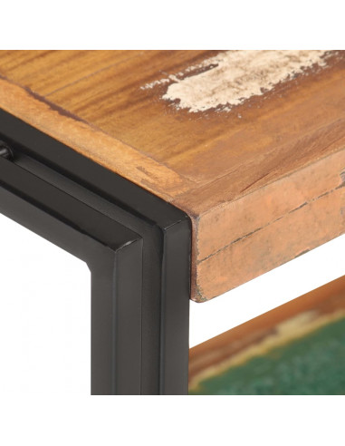 Mobile Porta TV 120x30x40 cm in Legno Massello di Recupero