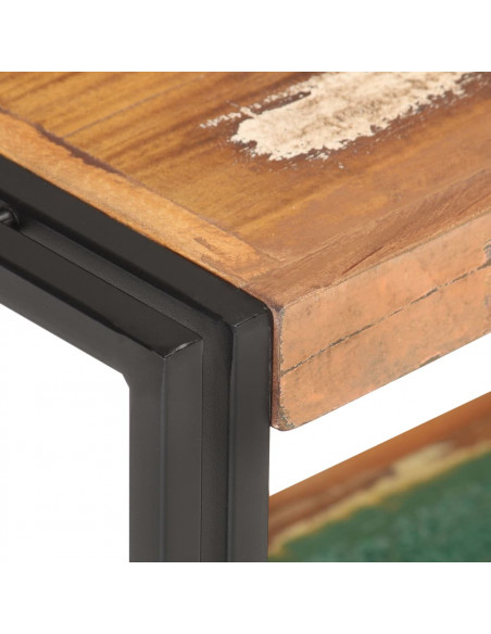 Mobile Porta TV 120x30x40 cm in Legno Massello di Recupero