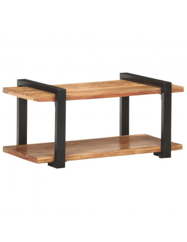 Mobile Porta TV 90x40x40 cm in Legno Massello di Acacia