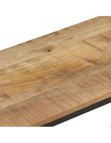 Mobile Porta TV 180x30x50cm in Legno di Mango Grezzo