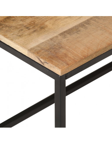 Mobile Porta TV 180x30x50cm in Legno di Mango Grezzo