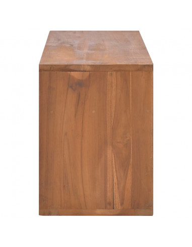 Mobile Porta TV 90x30x40 cm in Legno Massello di Teak