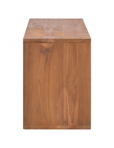 Mobile Porta TV 90x30x40 cm in Legno Massello di Teak