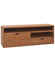 Mobile Porta TV 110x30x40 cm in Legno Massello di Mango 2