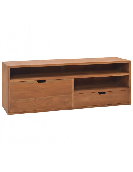 Mobile Porta TV 110x30x40 cm in Legno Massello di Mango