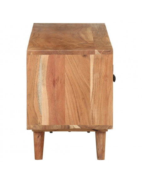 Mobile Porta TV 115x30x39 cm in Legno Massello di Acacia