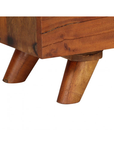 Mobile Porta TV in Legno Massello di Recupero 140x30x40 cm