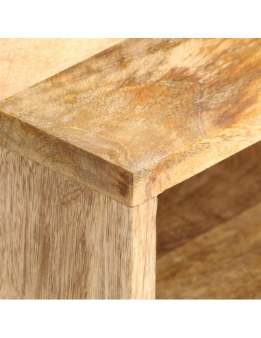 Mobile Porta TV 90x30x50 cm in Legno Massello di Mango