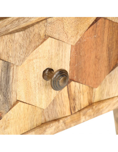 Mobile Porta TV 90x30x50 cm in Legno Massello di Mango