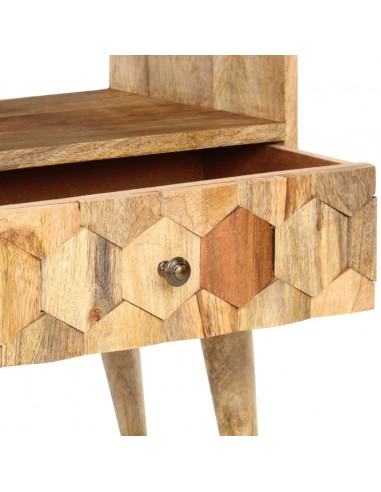 Mobile Porta TV 90x30x50 cm in Legno Massello di Mango