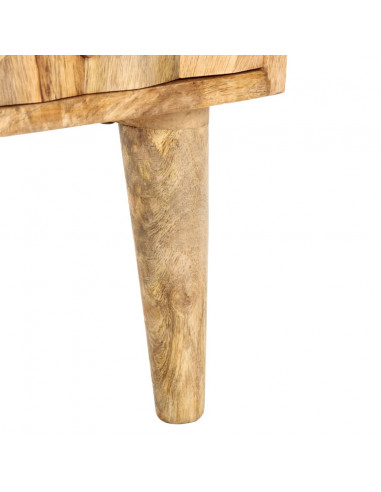 Mobile Porta TV 90x30x50 cm in Legno Massello di Mango