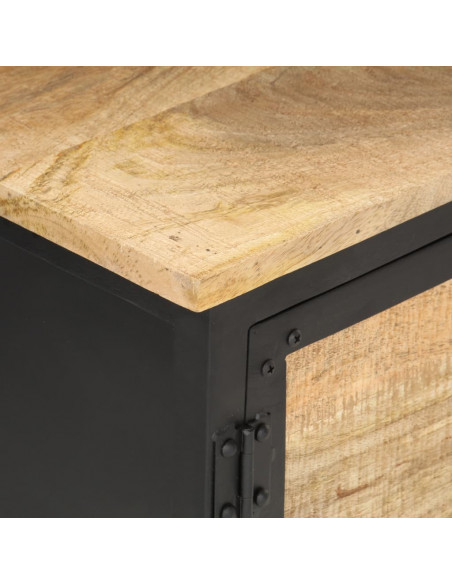 Mobile Porta TV 120x30x40 cm in Legno Massello di Mango