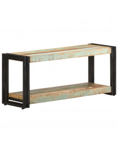 Mobile Porta TV 90x30x40 cm in Legno Massello di Recupero 2