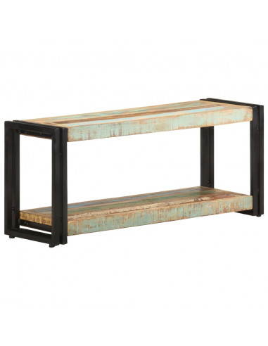 Mobile Porta TV 90x30x40 cm in Legno Massello di Recupero