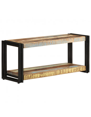 Mobile Porta TV 90x30x40 cm in Legno Massello di Recupero