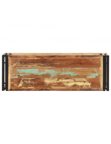Mobile Porta TV 90x30x40 cm in Legno Massello di Recupero